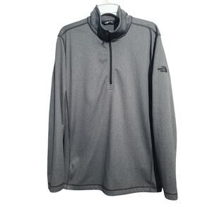 The North Face Tech 1/4-Zip Fleece Pullover Large Gray EUC NF0A3LHB